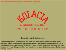 Tablet Screenshot of kolacia.com